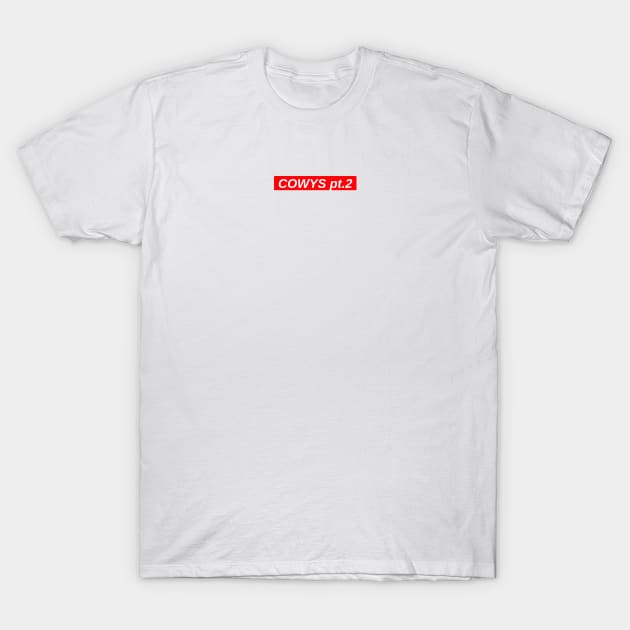 COWYS pt.2 // Red Box Logo T-Shirt by FlexxxApparel